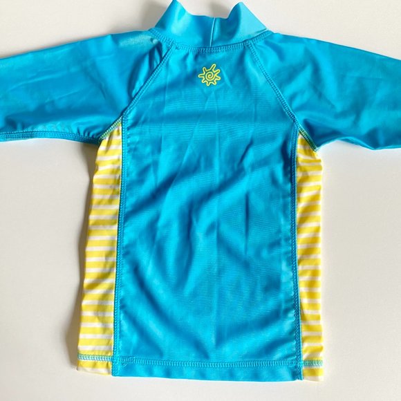 UV Skinz UPF 50+ Rash Guard Stripes and Sun Print size 2T - Picture 6 of 7